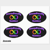 Neurodiversity Goddess sticker (Vel)