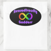 Neurodiversity Goddess sticker (Tas)