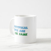 Neurodiversity Humor Funny Aspie Autism Joke Koffiemok (Voorkant links)