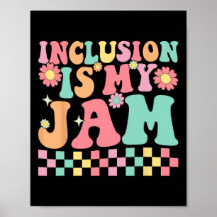 Neurodiversity Inclusion is mijn jam autisme speci Poster