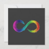 Neurodiversity Infinity Logo kaart (Voorkant)