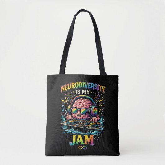 Neurodiversity Is My Jam Tote Bag (Voorkant)