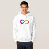 Neurodiversity Rainbow Hoodie (Voorkant volledig)