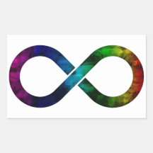Neurodiversity Rainbow Infinity Waterverf