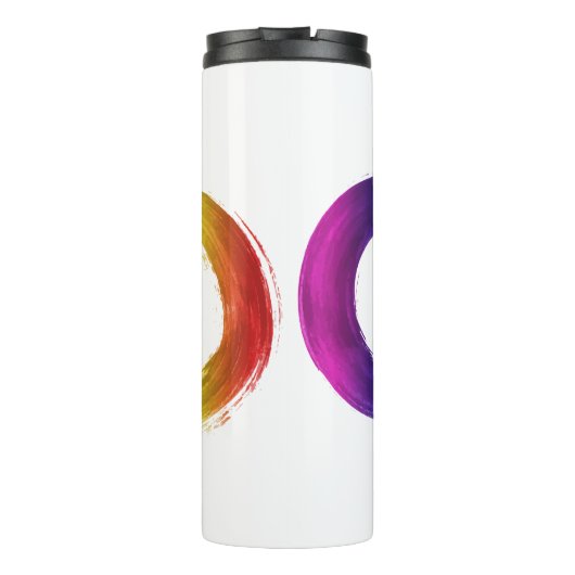 Neurodiversity Rainbow Thermosbeker (Achterkant)