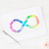 Neurodiversity Rainbow Waterverf Infinity Sticker (Envelop)