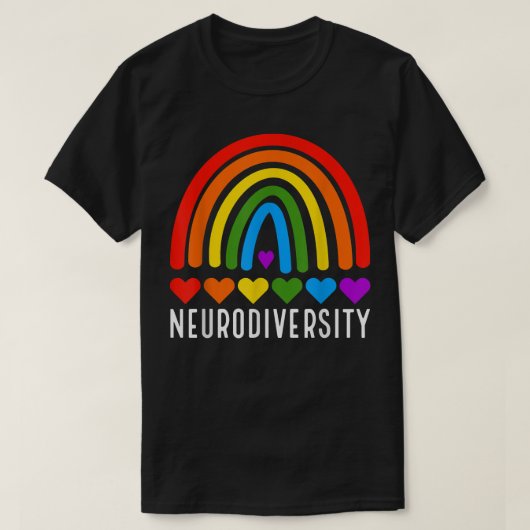 Neurodiversity Shirt Autism Spectrum ADD ADHD Rain (Design voorkant)