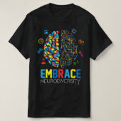 Neurodiversity Shirt Embrace ADHD Autisme Awarenes (Design voorkant)