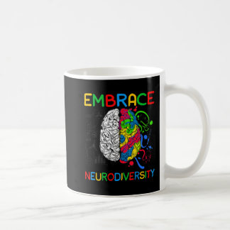 Neurodiversity Shirt Embrace ADHD Autisme Awarenes Koffiemok
