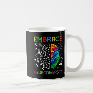 Neurodiversity Shirt Embrace ADHD Autisme Awarenes Koffiemok