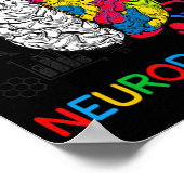 Neurodiversity Shirt Embrace ADHD Autisme Awarenes Poster (Hoek)