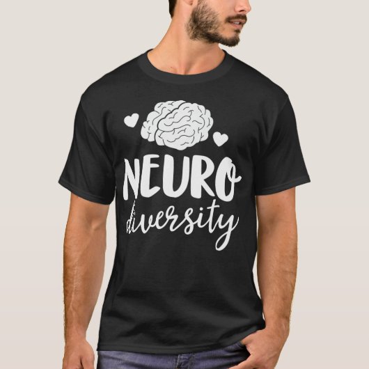 Neurodiversity Special Education Teacher Brain SP T-shirt (Voorkant)