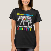 Neurodiversity Symbol Ability Autisme Creature Man T-shirt (Voorkant)