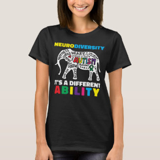 Neurodiversity Symbol Ability Autisme Creature Man T-shirt