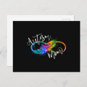 Neurodiversity Symbol Rainbow Infinity Autisme Mam Briefkaart (Voorkant / Achterkant)