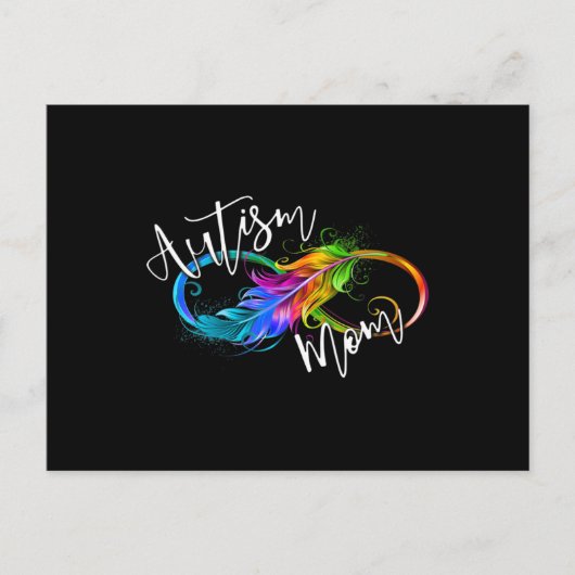 Neurodiversity Symbol Rainbow Infinity Autisme Mam Briefkaart (Voorkant)