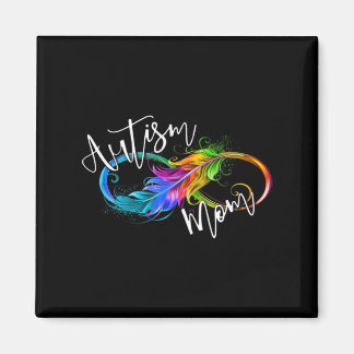 Neurodiversity Symbol Rainbow Infinity Autisme Mam Magneet