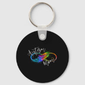 Neurodiversity Symbol Rainbow Infinity Autisme Mam Sleutelhanger (Voorkant)