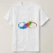 Neurodiversity Symbol Rainbow Infinity Autisme Mam T-shirt (Design voorkant)