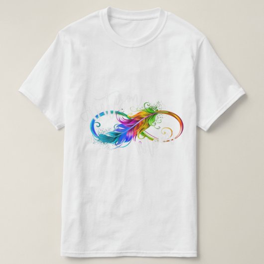 Neurodiversity Symbol Rainbow Infinity Autisme Mam T-shirt (Design voorkant)