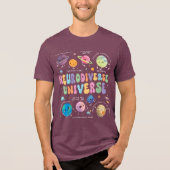 Neurodiversum Universum Awareness Tri-Blend T-shir Shirt (Voorkant)