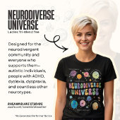 Neurodiversum Universum Awareness Tri-Blend T-shir Shirt
