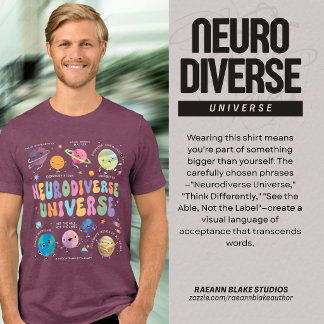 Neurodiversum Universum Awareness Tri-Blend T-shir Shirt