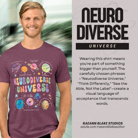 Neurodiversum Universum Awareness Tri-Blend T-shir Shirt