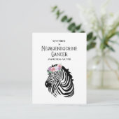 Neuroendocriene Briefkaart voor kankerbewustwordin (Staand voorkant)