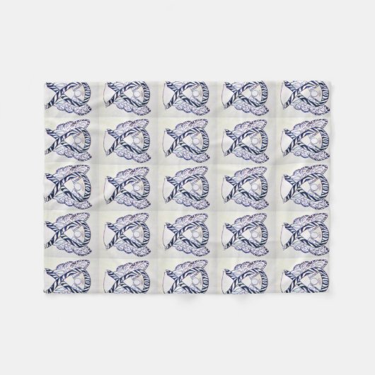 Neuroendocriene kanker Bewustheid Blanket Fleece Deken (Voorkant (Horizontaal))