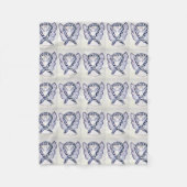 Neuroendocriene kanker Bewustheid Blanket Fleece Deken (Voorkant)