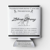 Neuroendocriene kanker Zebra Blikjeskoeler (Achterkant)