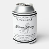 Neuroendocriene kanker Zebra Blikjeskoeler (Blikje Achterkant)