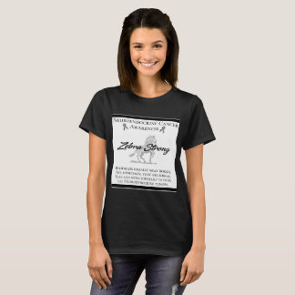 Neuroendocriene kanker Zebra T-shirt
