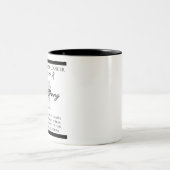 Neuroendocriene kanker Zebra Tweekleurige Koffiemok (Center)