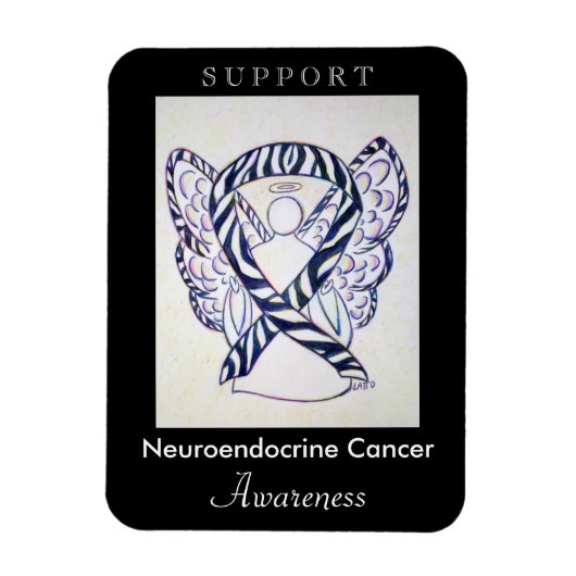 Neuroendocriene kankerbewustwording magneet (Verticaal)