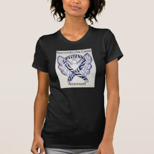 Neuroendocriene kankerwaarschuwing Ribbon Angel-Sh T-shirt
