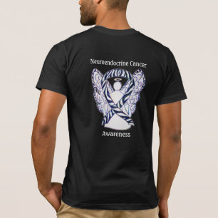 Neuroendocriene kankerwaarschuwing Ribbon Angel-Sh T-shirt