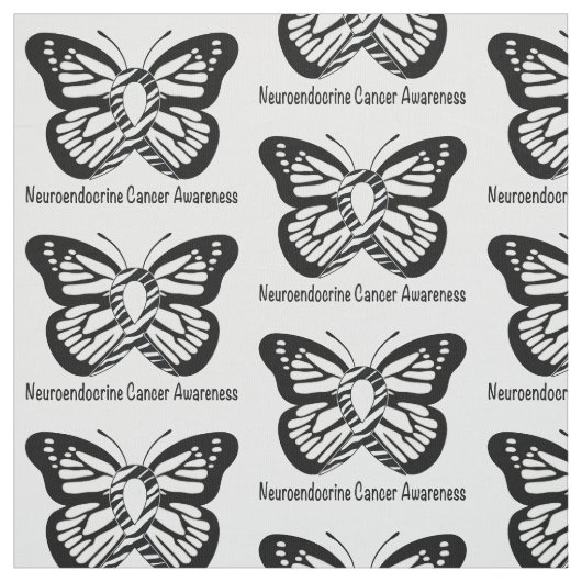 Neuroendocriene Zebra Boter van de Hoop Stof (Swatch)