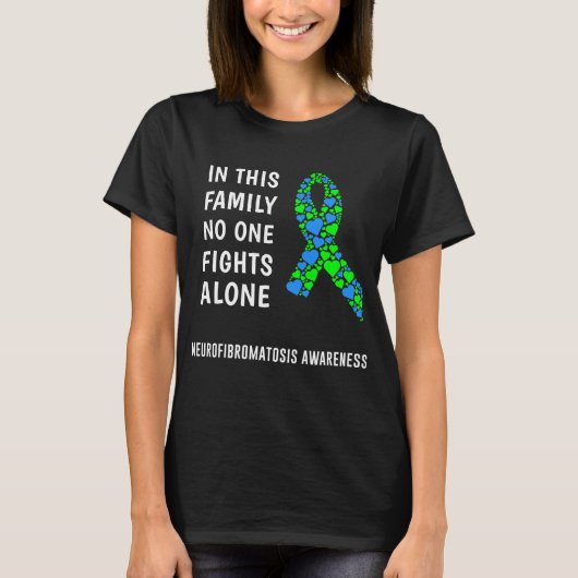 Neurofibromatose Bewustheid T-shirt (Voorkant)
