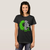 Neurofibromatosis Awareness Green Ribbon the Storm T-shirt (Voorkant volledig)