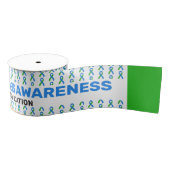 Neurofibromatosis Awareness Patroon Ribbon Grosgrain Lint (Spoel)