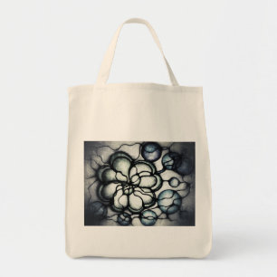 Neurografische bloemkunst Unisex T-shirt Abstract  Tote Bag