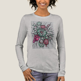 Neurografische Kunst Lange Mouwen Shirt Abstracte
