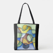 Neurografische kunst tote bag (Achterkant)