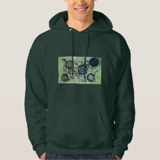 Neurografische Kunst-trui Abstracte Cirkels Organi Hoodie