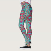 NEUROGRAFISCHE LENTEBLOEMEN WATERVERVEN LEGGINGS (Links)