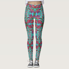 NEUROGRAFISCHE LENTEBLOEMEN WATERVERVEN LEGGINGS