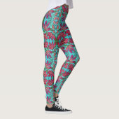 NEUROGRAFISCHE LENTEBLOEMEN WATERVERVEN LEGGINGS (Rechts)