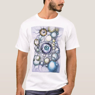 Neurografische Oog Perceptie Abstract T-shirt